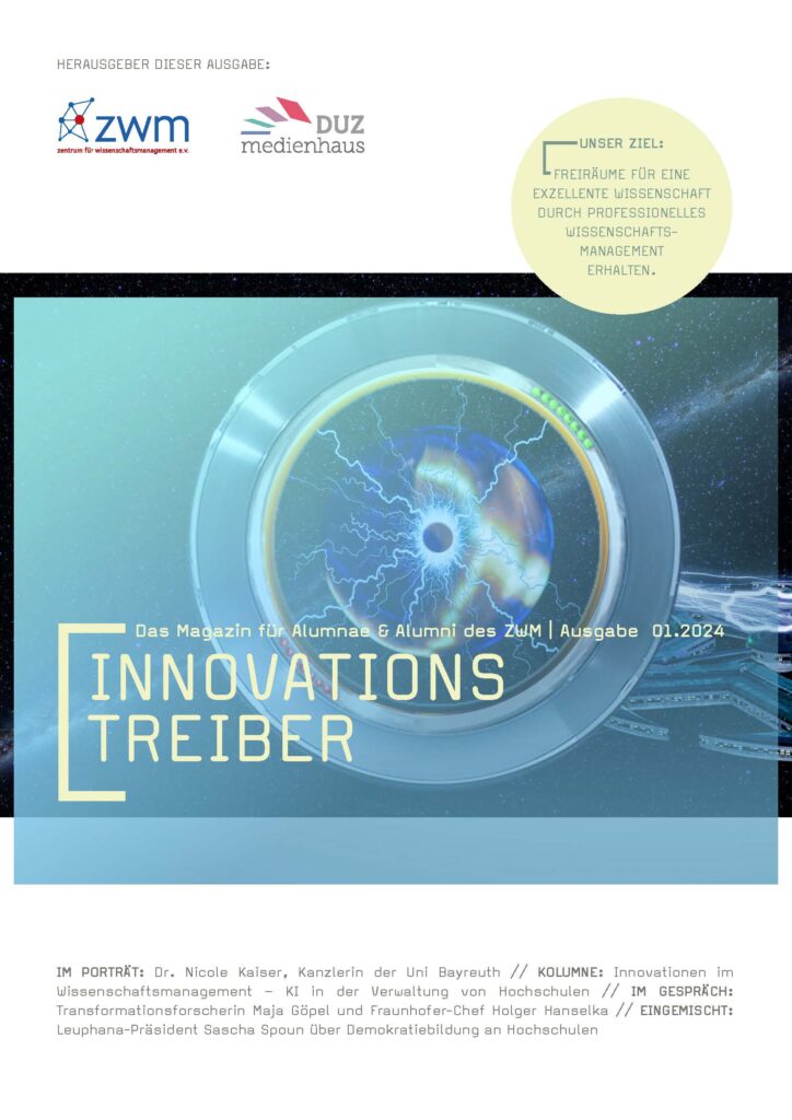 ZWM_Alumni-Magazin_Innovationstreiber Cover